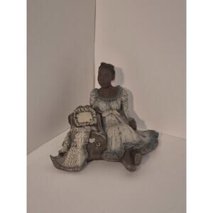 Sarah's Attic African American Black Heritage Figurine Pregnant Woman Motherhood